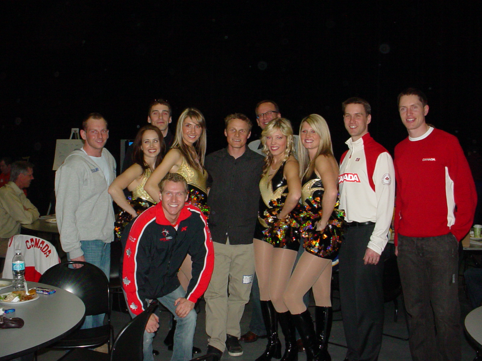 Olympic Athletes and Cheerleaders